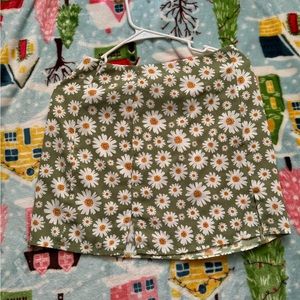 Zaful Floral Mini Skirt (M)